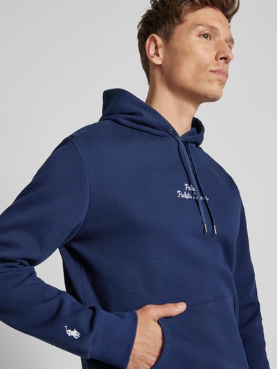 Polo Ralph Lauren Hoodie mit Logo-Stitching Marine 3