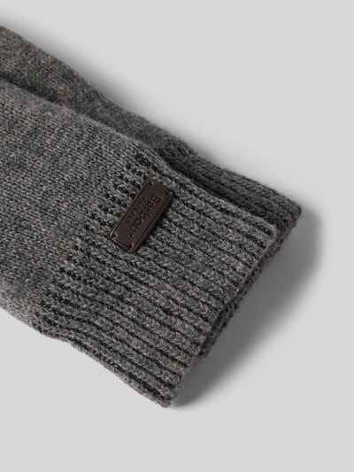 Barbour Gebreide handschoenen van wolmix, model 'CARLTON' Middengrijs - 2