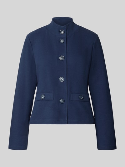 Betty Barclay Regular fit korte blazer van katoenmix Blauw - 1