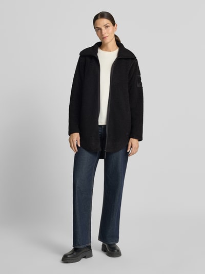 Didriksons Relaxed Fit Jacke mit Stehkragen Modell 'Umi' Black 1