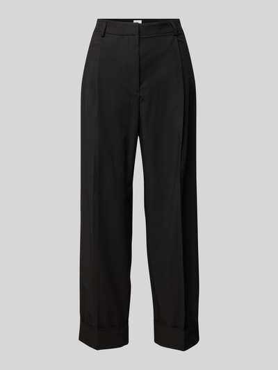 Jake*s Collection Straight Leg Anzughose mit Bundfalten Black 2