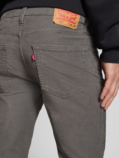 Levi's® Slim Fit Cordhose im 5-Pocket-Design Modell '511®' Mittelgrau 3