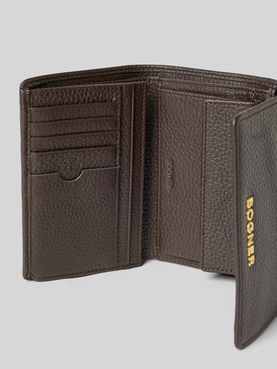 BOGNER Portemonnee met labeldetail, model 'nena' Donkerbruin - 3