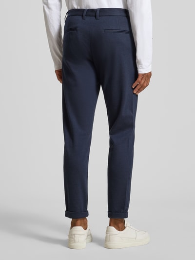 Lindbergh Cropped Stoffhose mit französischen Eingrifftaschen Dunkelblau 5