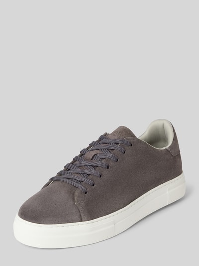 SELECTED HOMME Sneakers met vetersluiting, model 'DAVID' Antraciet - 1