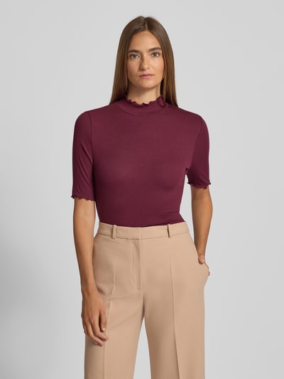 Rich & Royal T-shirt met 1/2-mouwen Bordeaux - 4