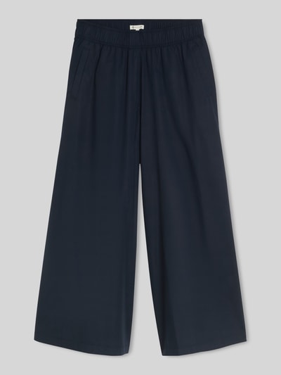 Tom Tailor Wide Leg Culotte aus Baumwoll-Mix Marine 2