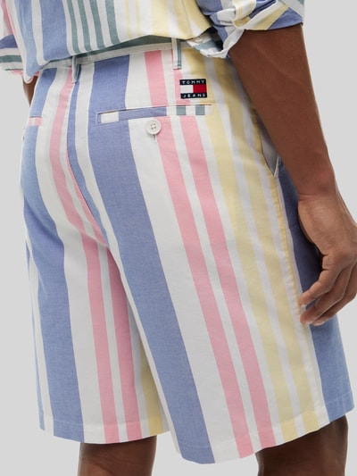 Tommy Jeans Regular Fit Bermuda aus reiner Baumwolle Bleu 3