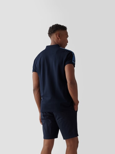 Dsquared2 Poloshirt mit Galonstreifen Marine 5