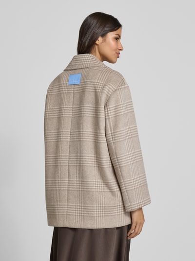 Milano Italy Kurtka z kołnierzem z połami Beżowy 5