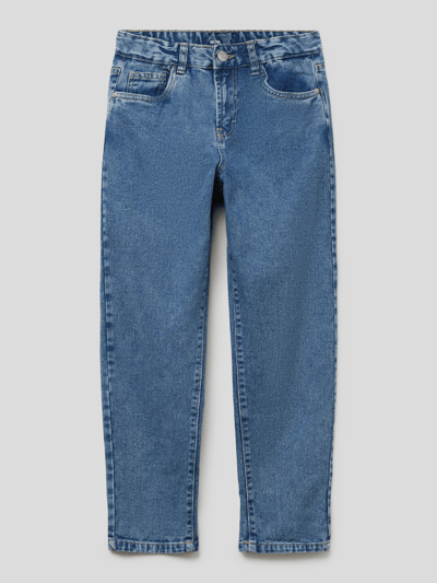 OVS Jeans mit Kontrastnähten Jeansblau 1