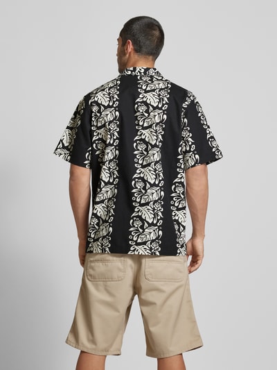 Carhartt Work In Progress Regular Fit Freizeithemd mit Allover-Muster Modell 'FLORAL' Black 5