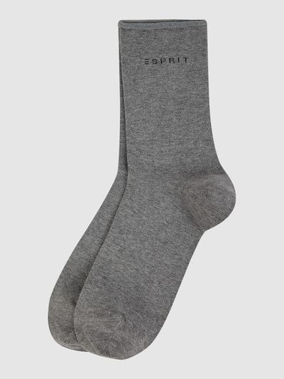 Esprit Socken im 2er-Pack  Silber Melange 1