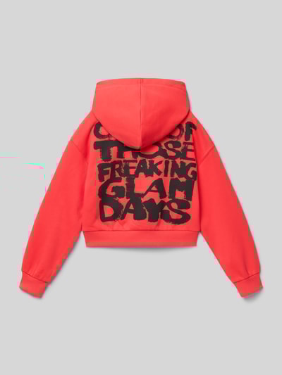 s.Oliver RED LABEL Loose fit hoodie van katoenmix Rood - 3