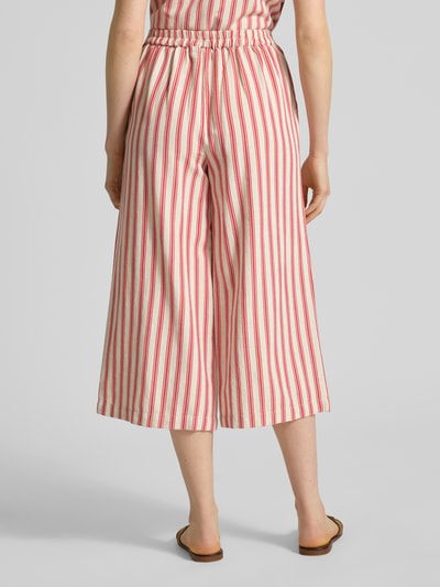 VILA Stoffhose aus Viskose-Mix im Allover-Look Modell 'PRISILLA' Rot 5