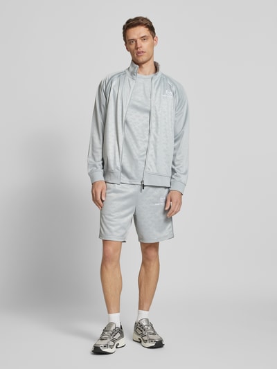 SERGIO TACCHINI T-shirt met labelstitching Lichtgrijs - 1