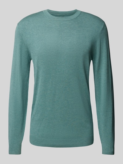 MCNEAL Gebreide pullover met ronde hals Aquablauw gemêleerd - 2