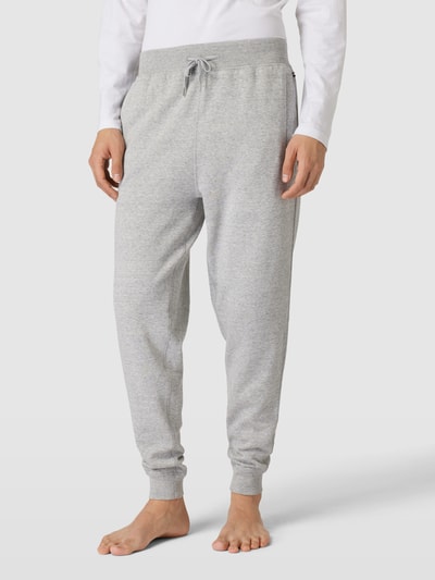 BOSS Sweatpants met tunnelkoord, model 'Cozy' Zilver - 4