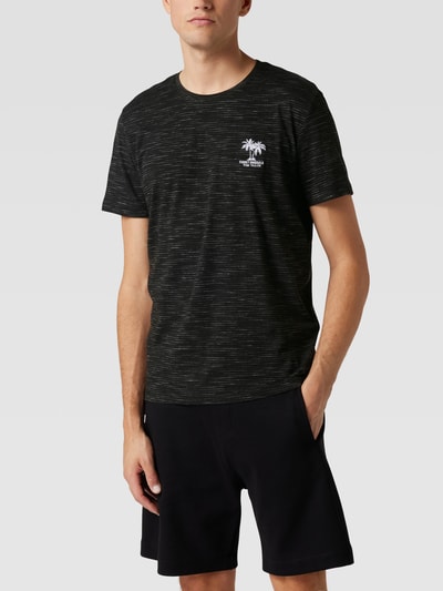 Tom Tailor T-Shirt mit Streifenmuster Black 4