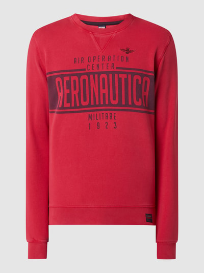 Aeronautica Militare Sweatshirt mit Logo-Print  Pink 2