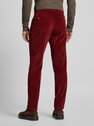 Hiltl Regular Fit Cordhose mit Gürtelschlaufen Modell 'PARMA' Bordeaux 5