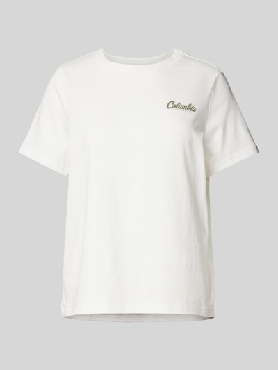 COLUMBIA T-Shirt mit Label-Print Modell 'ROLLING BEND' Weiss 2