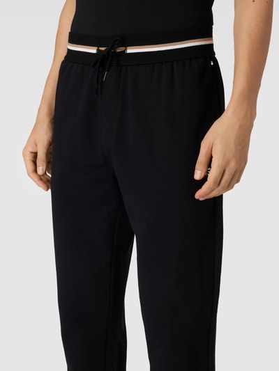 BOSS Sweatpants mit Label-Detail Modell 'Iconic' Black 3