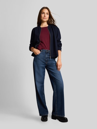 Tom Tailor Regular fit shirt met lange mouwen van puur katoen Bordeaux - 1
