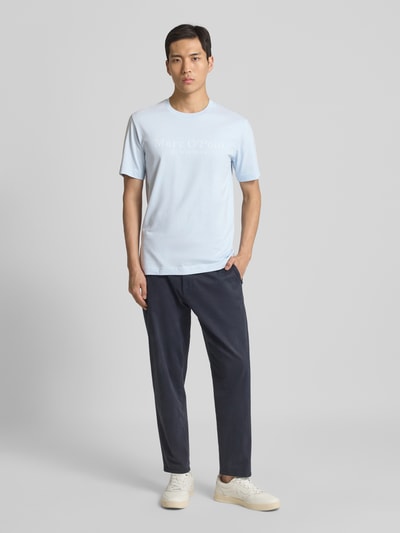 Marc O'Polo Regular Fit T-Shirt aus reiner Baumwolle Bleu 1