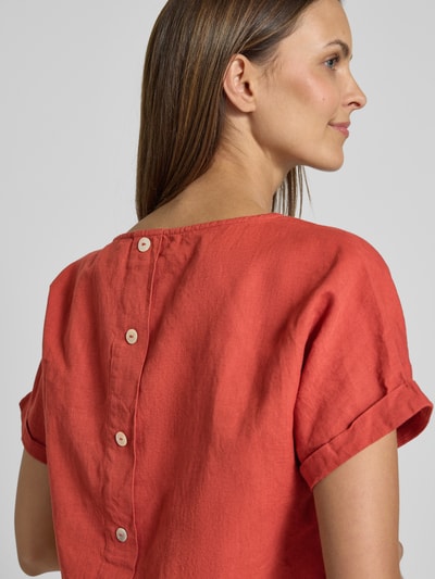 Christian Berg Woman Blouseshirt met ronde hals Donkerrood - 3