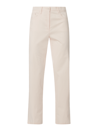 Zerres Comfort fit stoffen broek met stretch  Oudroze - 1