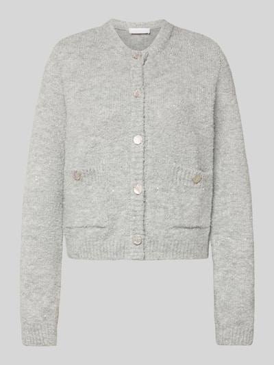 Rich & Royal Strickjacke mit Knopfleiste Mittelgrau 2