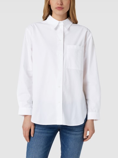 Marc O'Polo Overhemdblouse met borstzak Wit - 4