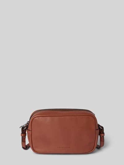 LIEBESKIND BERLIN Handtas met labeldetail, model 'Ella' Cognac - 2
