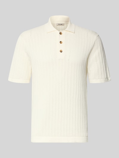 ONLY & SONS Regular Fit Poloshirt aus Baumwoll-Mix Modell 'MOON' Offwhite 2