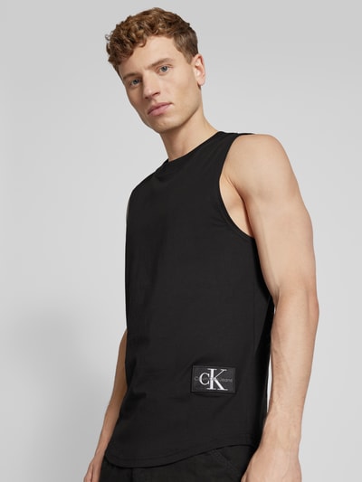 Calvin Klein Jeans Tanktop mit Label-Patch Black 3