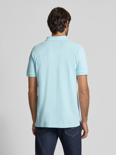 MCNEAL Poloshirt met labelstitching Lichtturquoise - 5