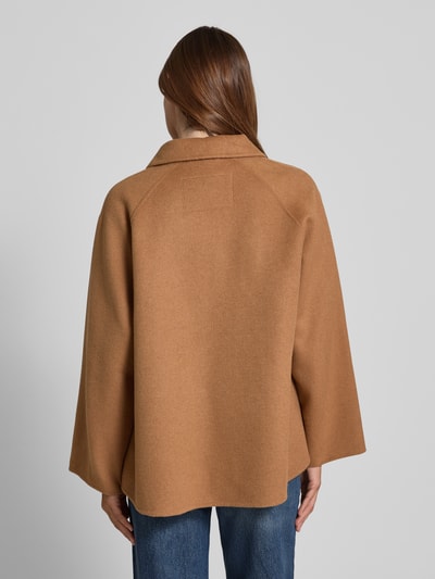 Smith and Soul Regular Fit Wolljacke mit doppelreihiger Knopfleiste Beige 5