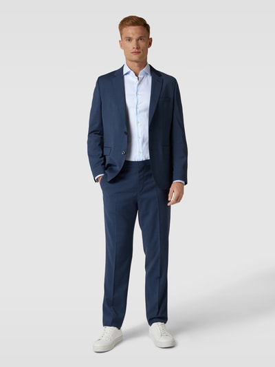 Jake*s Slim Fit Premiumhemd mit Streifenmuster Bleu 1