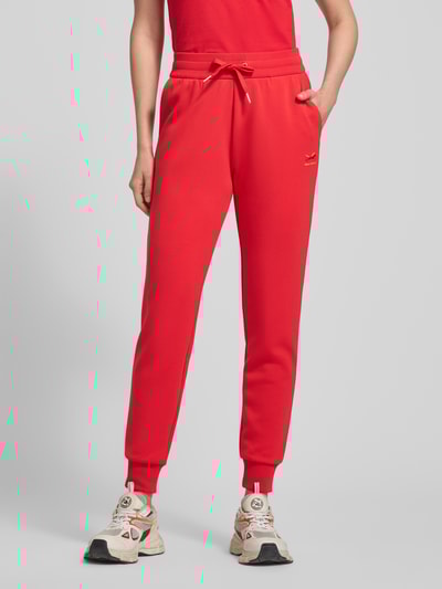 ARMANI EXCHANGE Sweatpants van viscosemix met steekzakken Rood - 4