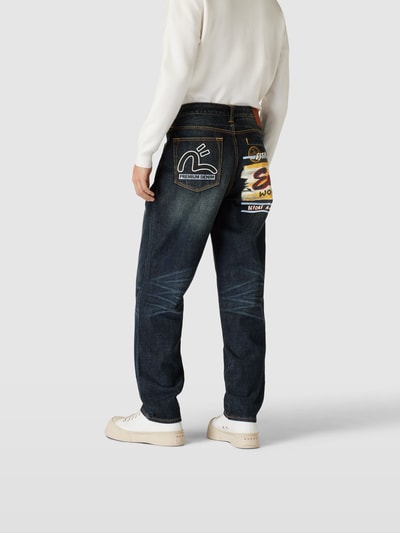 Evisu Jeans im 5-Pocket-Design Dunkelblau 5