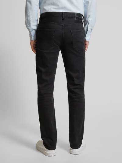 Tommy Hilfiger Straight fit jeans van katoenmix Zwart - 5