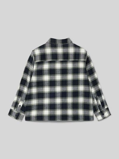 Mango Hemd mit Knopfleiste Modell 'theo' Marine 3