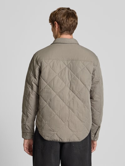 Replay Hemdjacke mit Kentkragen Silber 5