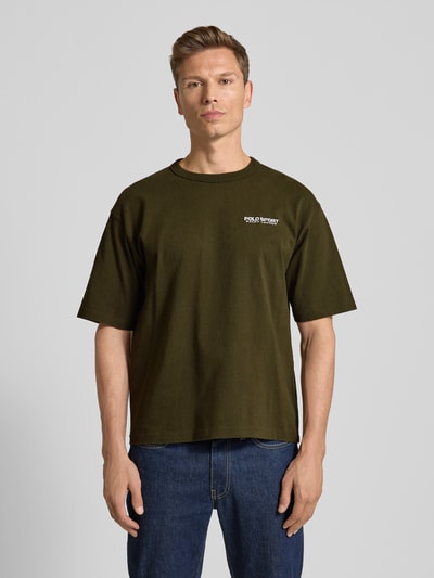 Polo Ralph Lauren T-Shirt mit Label-Stitching Oliv 4
