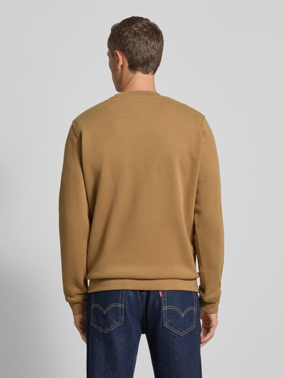 Armedangels Regular Fit Sweatshirt aus reiner Baumwolle Modell 'BAARO FLEECE' Camel 5