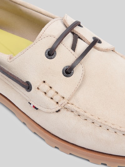 Tommy Hilfiger Loafer aus echtem Leder Beige 4