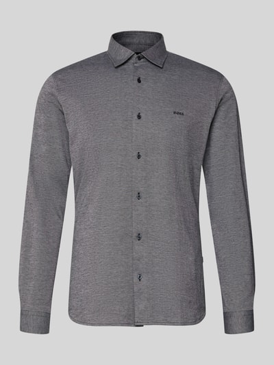 BOSS Orange Slim Fit Freizeithemd aus reiner Baumwolle Modell 'MYSOFT_2' Anthrazit 2
