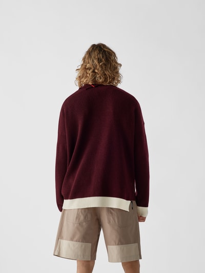 Marni Pullover im Destroyed-Look Bordeaux 5