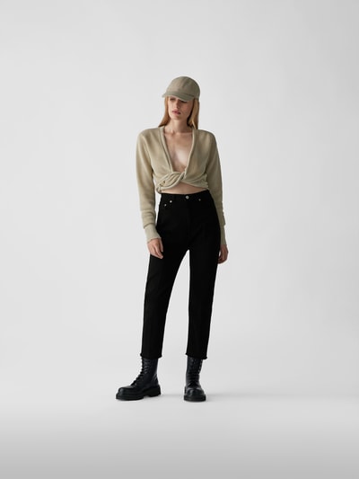 No21 High Waist Straight Fit Jeans Schwarz 1